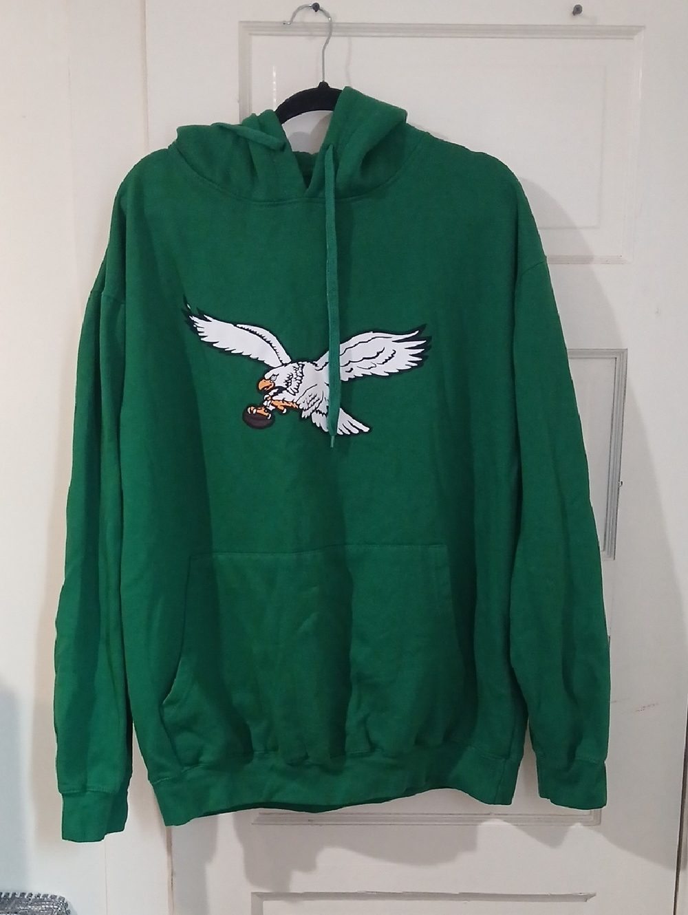 Fanatics Hurts Green Hoodie with White Eagle Logo